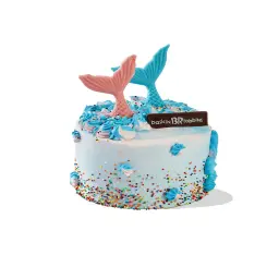 Round Mermaid Cake